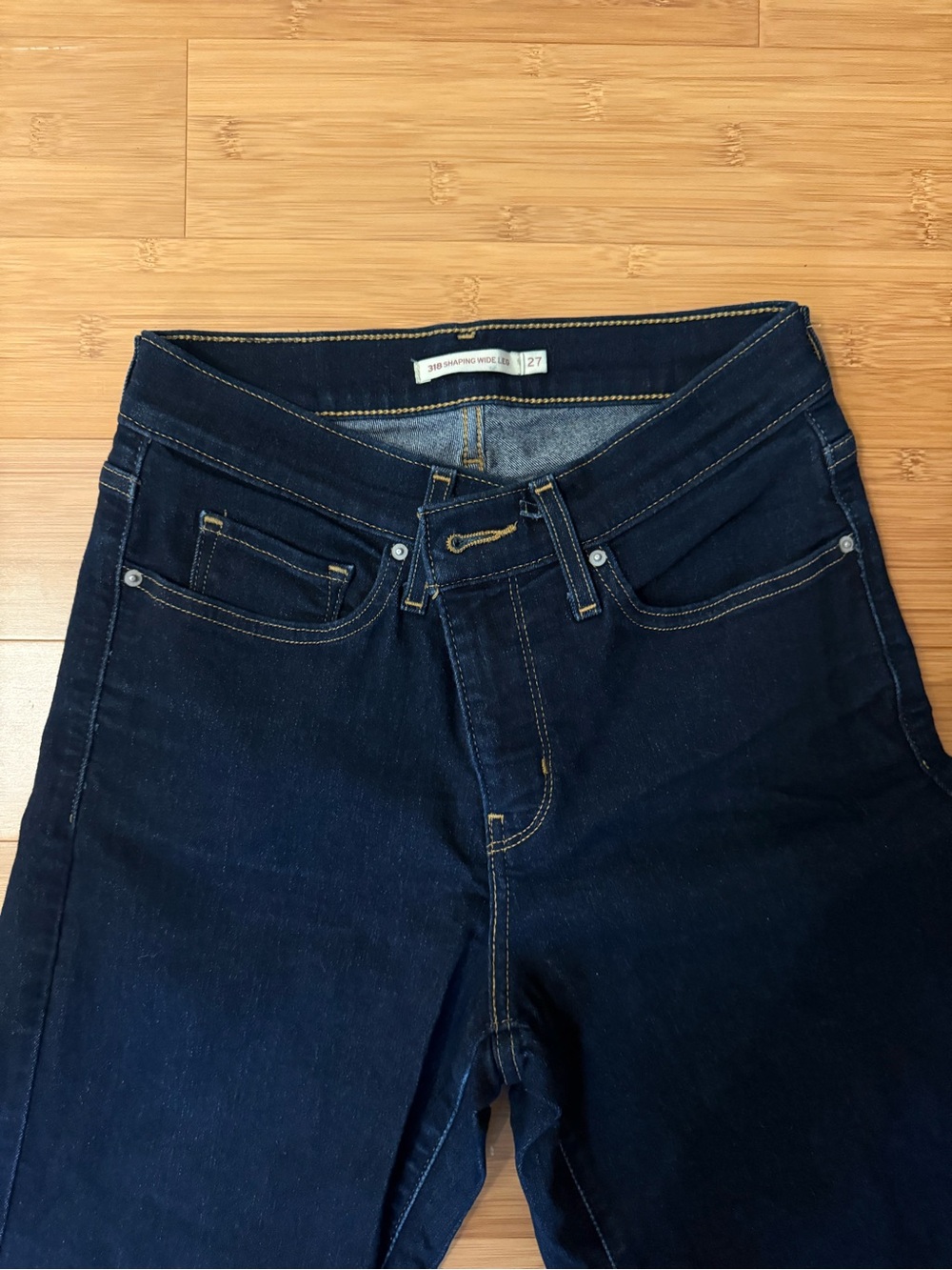 Wide Leg Dark Blue Women's Levi’s - Picture 2 of 4
